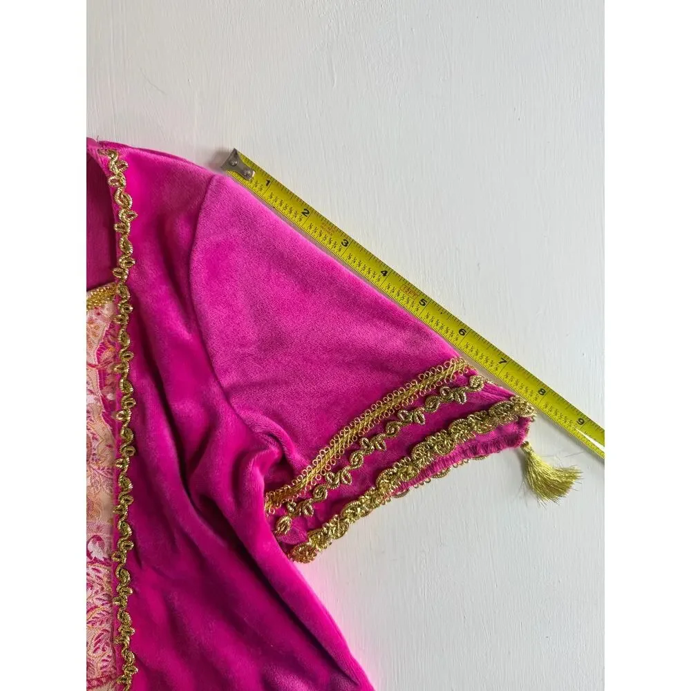 Disney Store Princess Jasmine Pink Costume Live Action Aladdin Girls Medium 7/8 - Picture 9 of 16